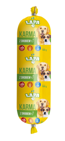 LEWIATAN Karma dla psów z drobiem baton 900g (pakowane 10 szt.)