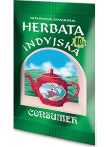 HERBATA INDYJSKA Herbata czarna granulowana 80g (pakowane 25 szt.)