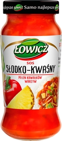 ŁOWICZ Sos słodko-kwaśny 500g (pakowane 6 szt.)