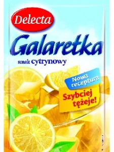 DELECTA Galaretka smak cytrynowy 75g (pakowane 20.00 szt.)