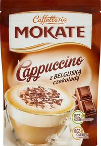 MOKATE Cappuccino z belgijską czekoladą 110g (pakowane 10 szt.)