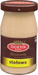 OCETIX Musztarda stołowa 180g (pakowane 15 szt.)