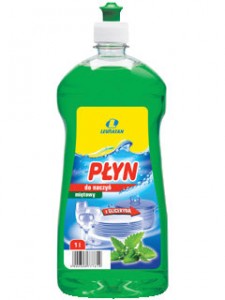 LEWIATAN Płyn do nczyń miętowy 1l (opakowanie zbiorcze 8 szt.)