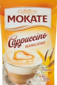 MOKATE Cappuccino o smaku waniliowym 110g (pakowane 10 szt.)